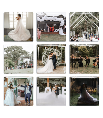 Square Photo Magnet Sets