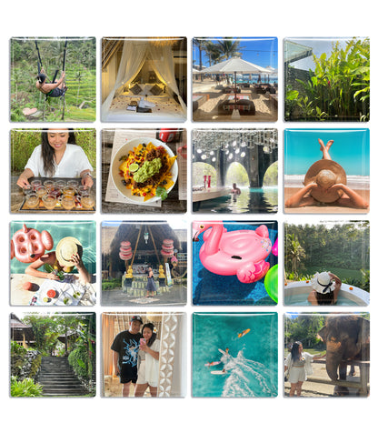 Square Photo Magnet Sets
